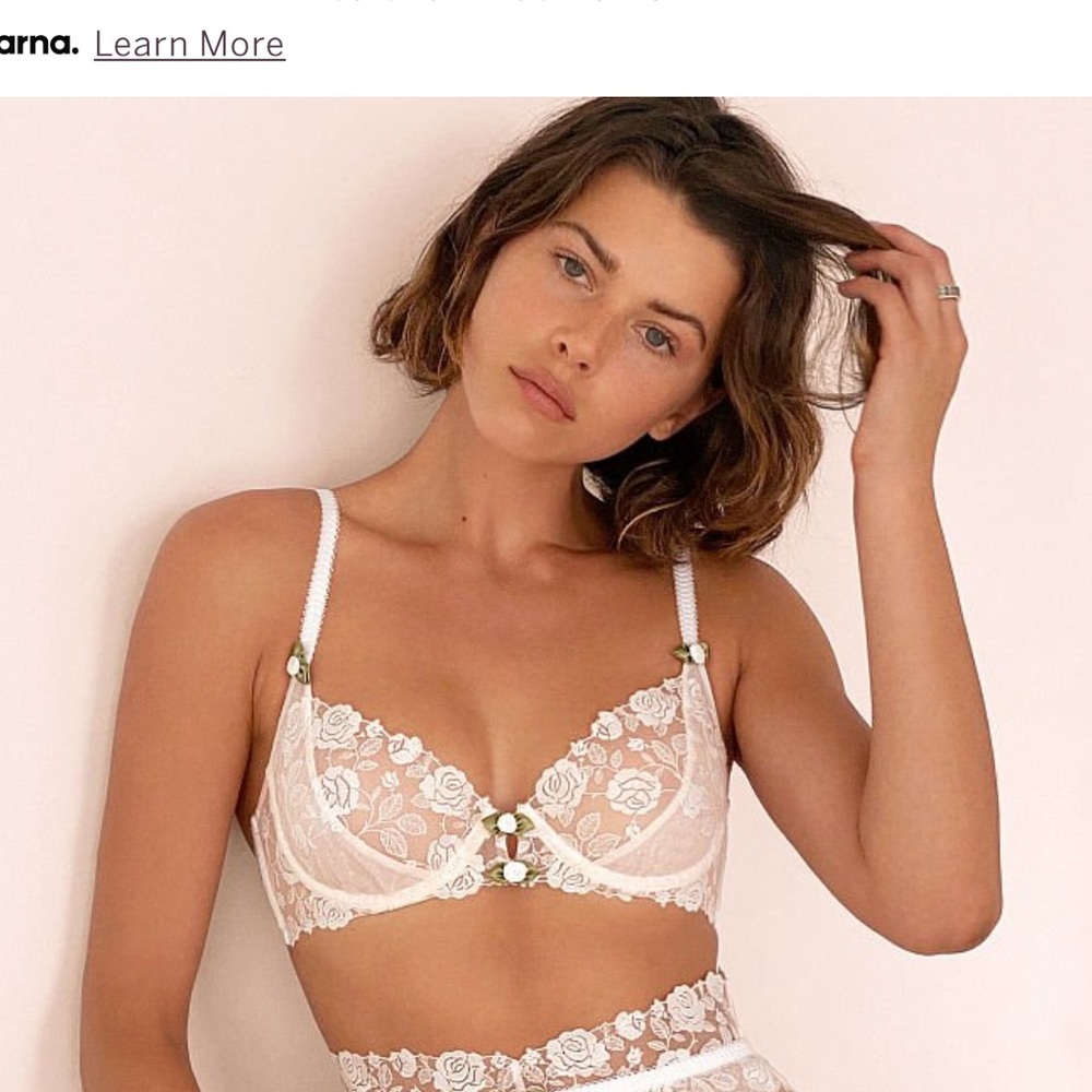 Sweetheart lace bra